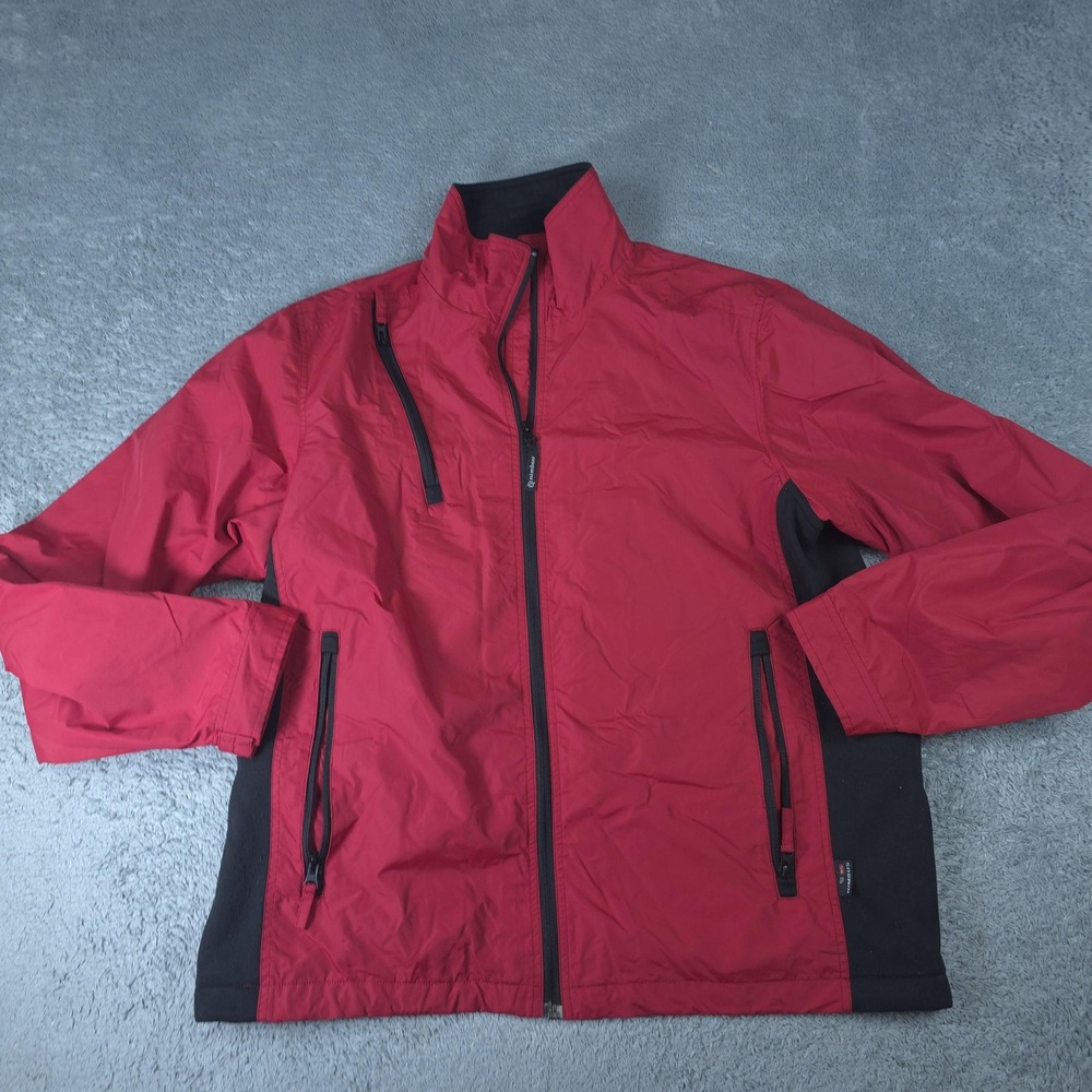 Nimbus Jacket Mens XL Red Windbreaker Softshell Full Zip Outdoor NIM0927